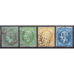 France 1849/1875 Superbe collection timbres Napoléon Cérès, 1er choix COTE 860€