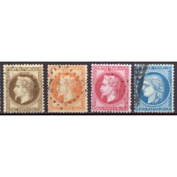 France 1849/1875 Superbe collection timbres Napoléon Cérès, 1er choix COTE 860€