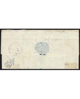 n°3, Cérès 20c noir càd Brignoles + cursive 12/AURIOL sur lettre - Certificat