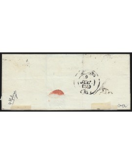 n°3, Cérès 20c noir càd BEAUMONT-DU-PERIGORD + cursive 23/CADOUIN - Certificat