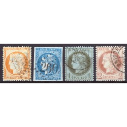 France 1849/1875 Superbe collection timbres Napoléon Cérès, 1er choix COTE 860€