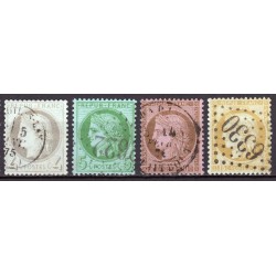 France 1849/1875 Superbe collection timbres Napoléon Cérès, 1er choix COTE 860€