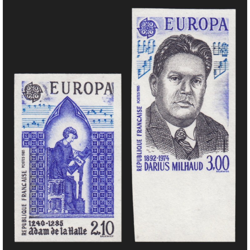 n°2366/2367 non-dentelés, Europa 1985, neufs ** sans charnière - TB