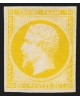 n°17, essai Napoléon non-dentelé, 80c jaune-citron, neuf (*)