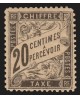 Timbres-Taxe n°17, Duval 20c noir, neuf * gomme non-originale - BEAU D'ASPECT