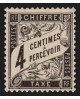 Timbres-Taxe n°13, Duval 4c noir, 1882, neuf * légère trace de charnière - TB