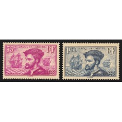 n°296/297, Jacques Cartier 1934, neufs ** sans charnière - TB