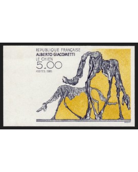 n°2383 non-dentelé, Alberto Giacometti, 1985, neuf ** sans charnière - TB