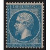 n°22, Napoléon dentelé, 20c bleu, neuf * légère trace de ch. - TB D'ASPECT