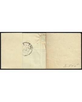 n°3, Cérès 20c noir, oblitéré SARREGUEMINES 1849 lettre pour Paris - B/TB