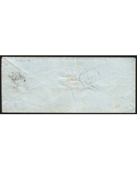 n°3, Cérès 20c noir, obli PASSY-LES-PARIS 27/FEVR./1849 lettre Saint-James - TB