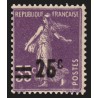 n°218b, variété "Boucle du 5 fermée", neuf * légère trace de charnière - TB