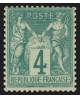 n°63, Sage 4c vert, Type I (N sous B), neuf * avec charnière, pièce d'attente