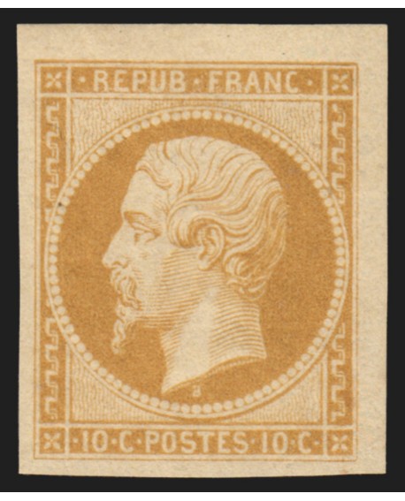 n°9e, Napoléon Présidence, réimpression de 1862, neuf * - SUPERBE - Certificat