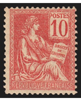 n°116, Mouchon 10c rouge, Type II, neuf ** sans charnière - TB