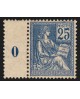 n°118, millésime 0, Mouchon 25c bleu, Type II, neuf ** sans charnière - TTB