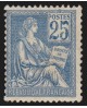 n°118, Mouchon 25c bleu, Type II, neuf ** sans charnière - TB