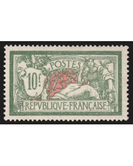 n°207, Merson 10fr vert et rouge, neuf ** sans charnière - TB