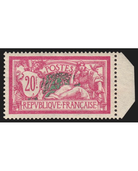 n°208, Merson 20fr lilas-rose et vert-bleu, neuf ** sans charnière - SUPERBE