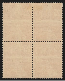 n°235d, variété "piquage à cheval", Semeuse 25c jaune-brun, neuf **/* - SUPERBE