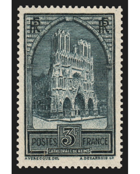 n°259c, Cathédrale de Reims, Type IV, neuf ** sans charnière - SUPERBE