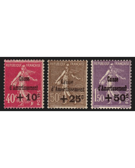 n°266/268, Caisse d'Amortissement 1930, neufs ** sans charnière - TB