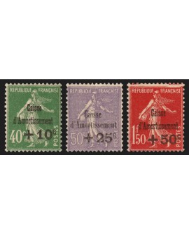 n°275/277, Caisse d'Amortissement 1931, neufs ** sans charnière - TB