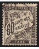 Timbres-Taxe n°21, Duval 60c noir, oblitéré - TB