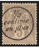 n°87, surcharge 1/2 centime en plus, Sage 3c gris, neuf ** sans charnière - TB