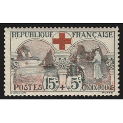 n°156, Croix-Rouge 1918, neuf * légère trace de charnière - TB