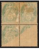 n°111, variété "impression recto-verso partielle", Blanc 5c vert, neuf *