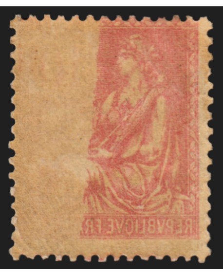 n°116b, variété "impression recto-verso partielle", Mouchon 10c rouge, neuf *