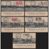 Lot de 5 cartes-postales oblitérées càd Salon de la Philatélie Paris 1942