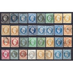 France 1849/1875 Belle collection Napoléon et Cérès COTE 2.200 € - TB D'ASPECT