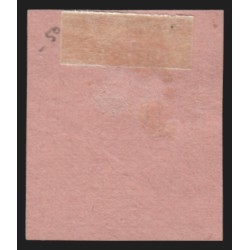 n°5, Cérès 1849, essai de couleur, 40c bistre-jaune sur rose, neuf (*) - B/TB