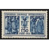 n°274, 1fr50 bleu, petite variété d'essuyage, neuf ** sans charnière - TB