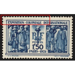 n°274, 1fr50 bleu, petite variété d'essuyage, neuf ** sans charnière - TB