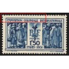 n°274, 1fr50 bleu, petite variété d'essuyage, neuf ** sans charnière - TB