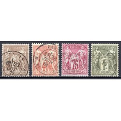 France 1876/1890 - Très belle collection de type Sage COTE 570€ - TB 1er choix