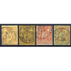 France 1876/1890 - Très belle collection de type Sage COTE 570€ - TB 1er choix