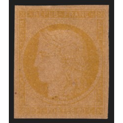 n°3, Cérès 1849, essai de couleur, 20c bistre-orange, neuf (*) sans gomme - TB