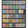 France 1876/1890 - Belle collection au type Sage COTE 1.150 € - TB D'ASPECT