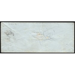 n°3, Cérès 20c noir, obli PASSY-LES-PARIS 27/FEVR./1849 lettre Saint-James - TB