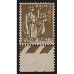 n°287, Paix 1fr25 olive, neuf ** sans charnière - SUPERBE