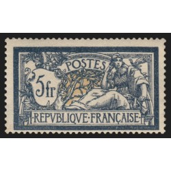 n°123, Merson 5fr bleu et chamois, neuf ** sans charnière - TB