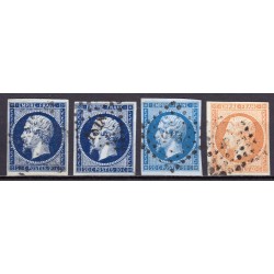 France 1849/1875 Superbe collection timbres Napoléon Cérès 1er choix COTE 1170€