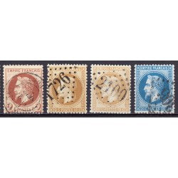 France 1849/1875 Superbe collection timbres Napoléon Cérès 1er choix COTE 1170€