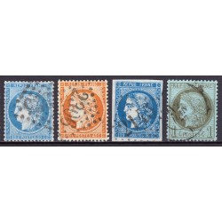 France 1849/1875 Superbe collection timbres Napoléon Cérès 1er choix COTE 1170€