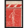 n°199, variété "pli accordéon", Semeuse 50c rouge, neuf ** sans charnière - TB