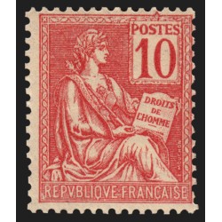 n°116, Mouchon, 10c rouge, Type II, neuf ** sans charnière - TB